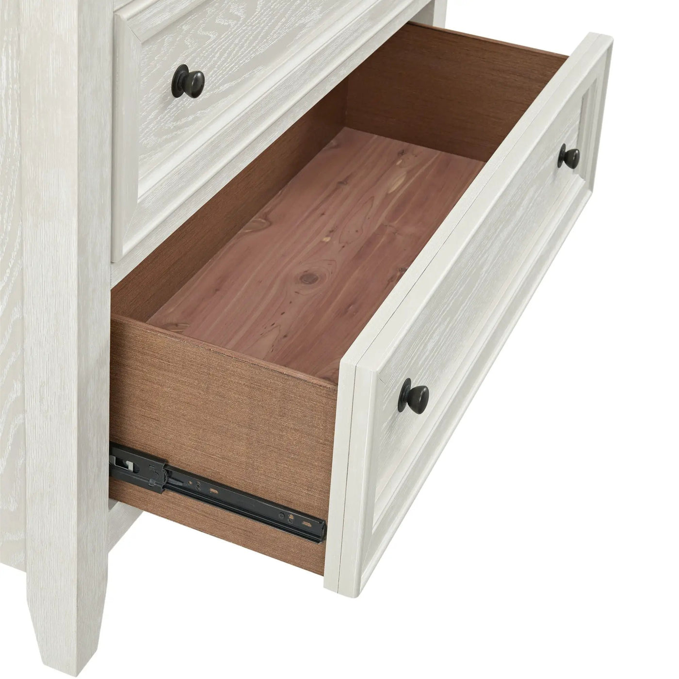 6 Drawer Chest With Knobs And Smooth Slides by HouseOfZazla