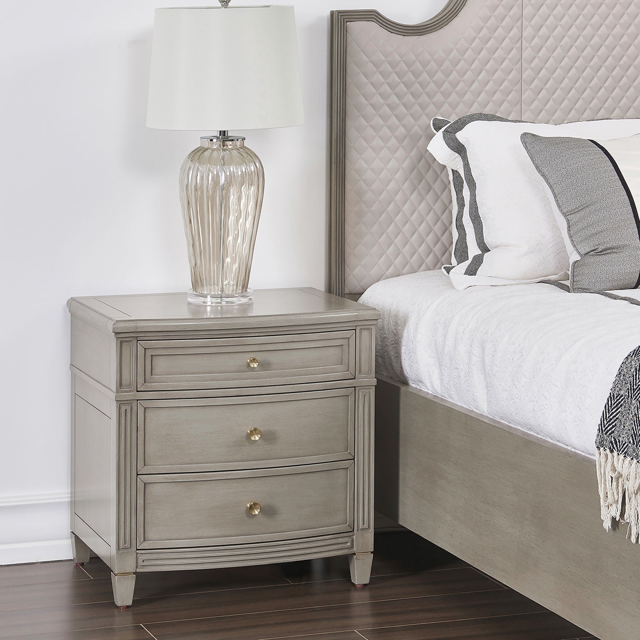 Dauphin - 3 Drawer Accent End Table by HouseOfZazla