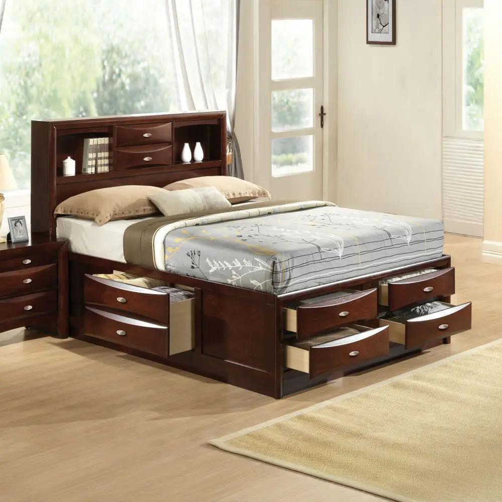 Ireland - Bed w/Storage by Unique Piece Furniture