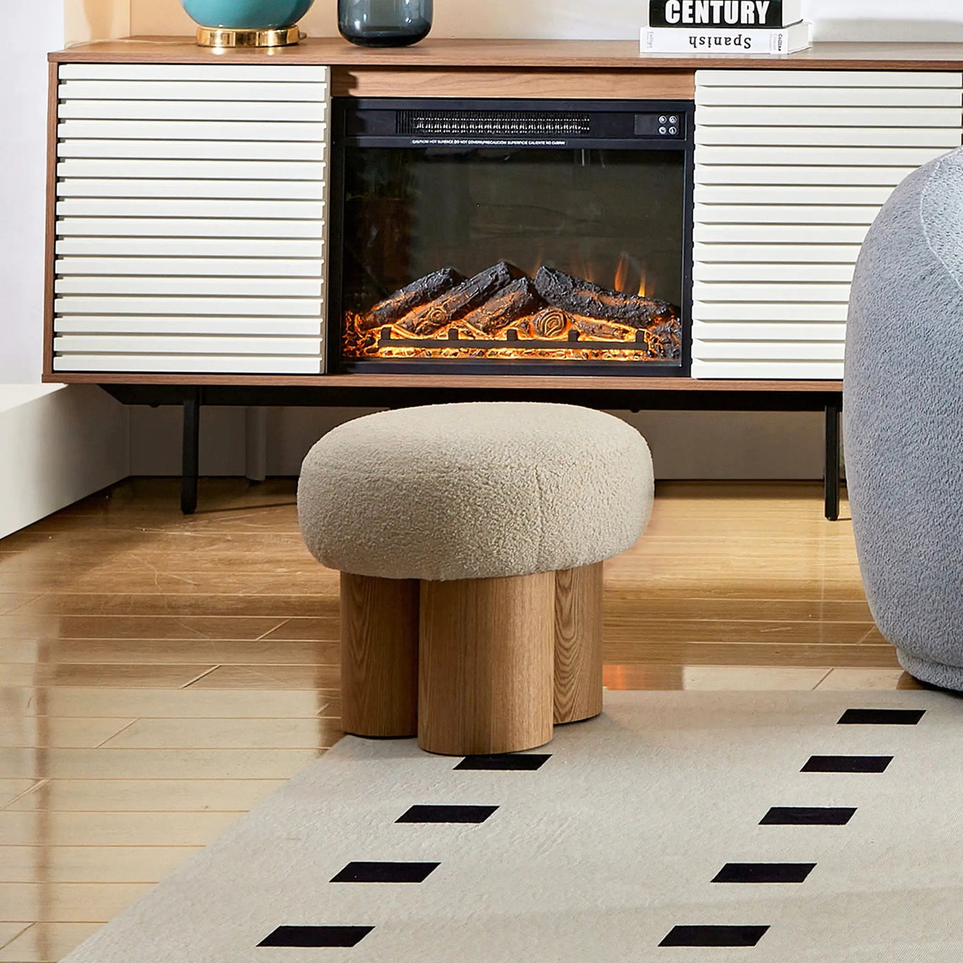 Versatile Mushroom Stool With Cushion by HouseOfZazla