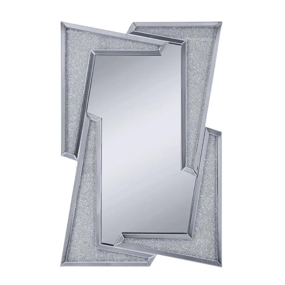 Noralie - 47" Accent Mirror - Mirrored & Faux Diamonds by Unique Piece Furniture