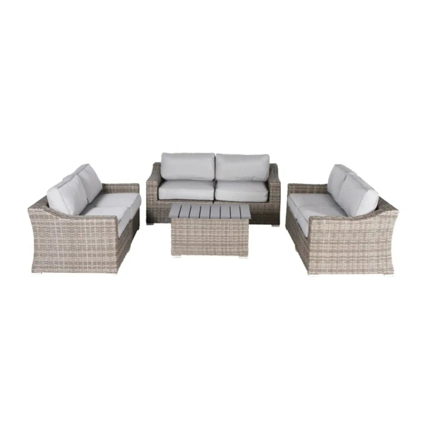 Stylish Sofa Seating Group With Cushions Perfect For Outdoor Gatherings by Unique Piece Furniture