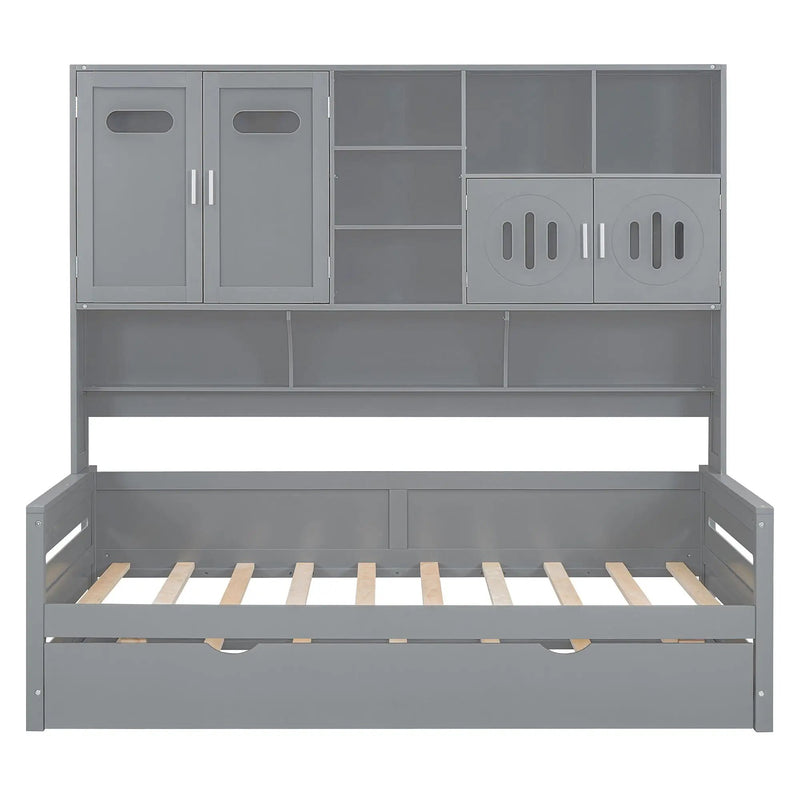 Daybed With All-In-One Cabinet And Shelf by Unique Piece Furniture