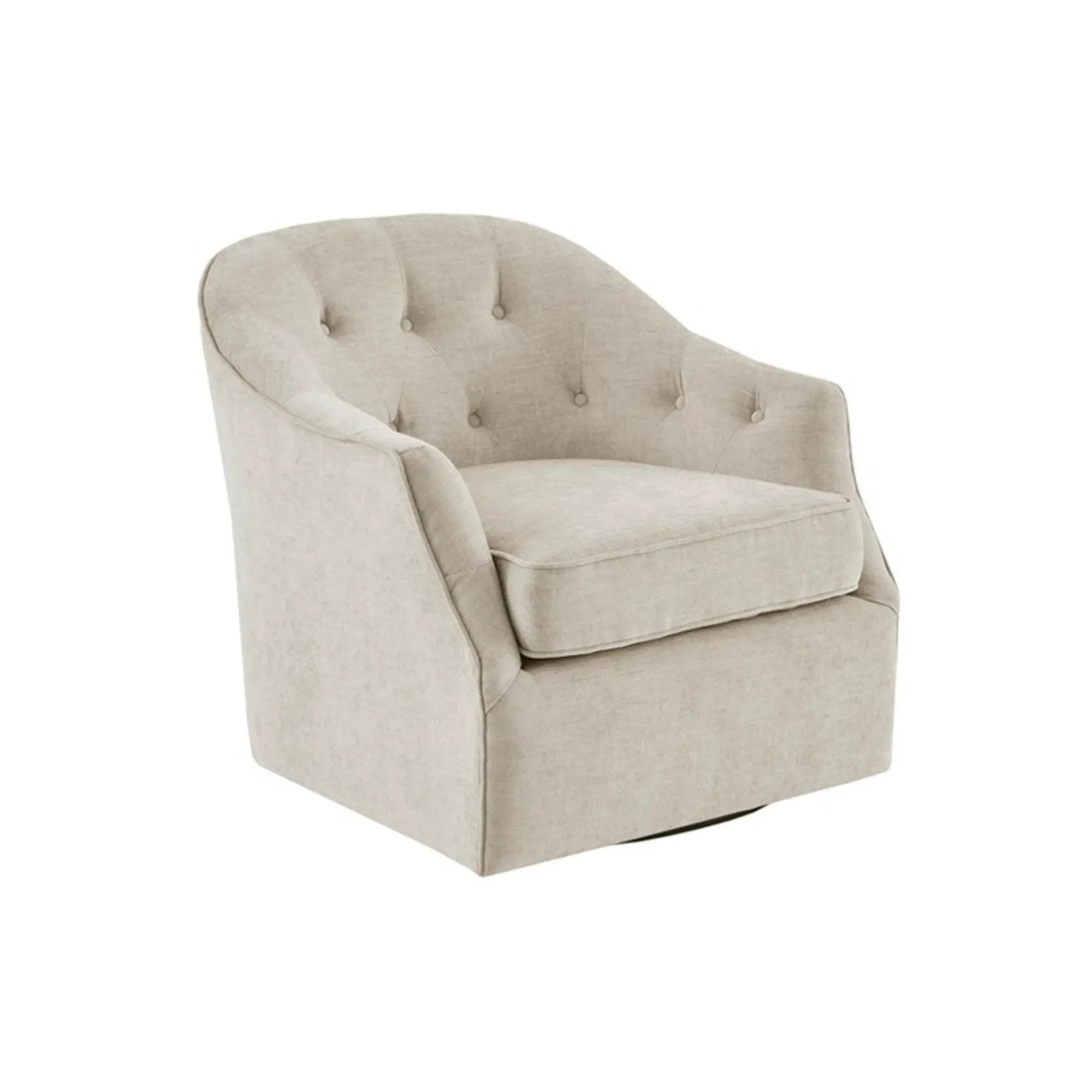 Calvin - Swivel Chair With 360 Degree Rotation - Beige by Unique Piece Furniture