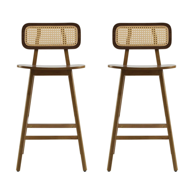 Bari Indoor Wood Barstool (Set of 2) by HouseOfZazla