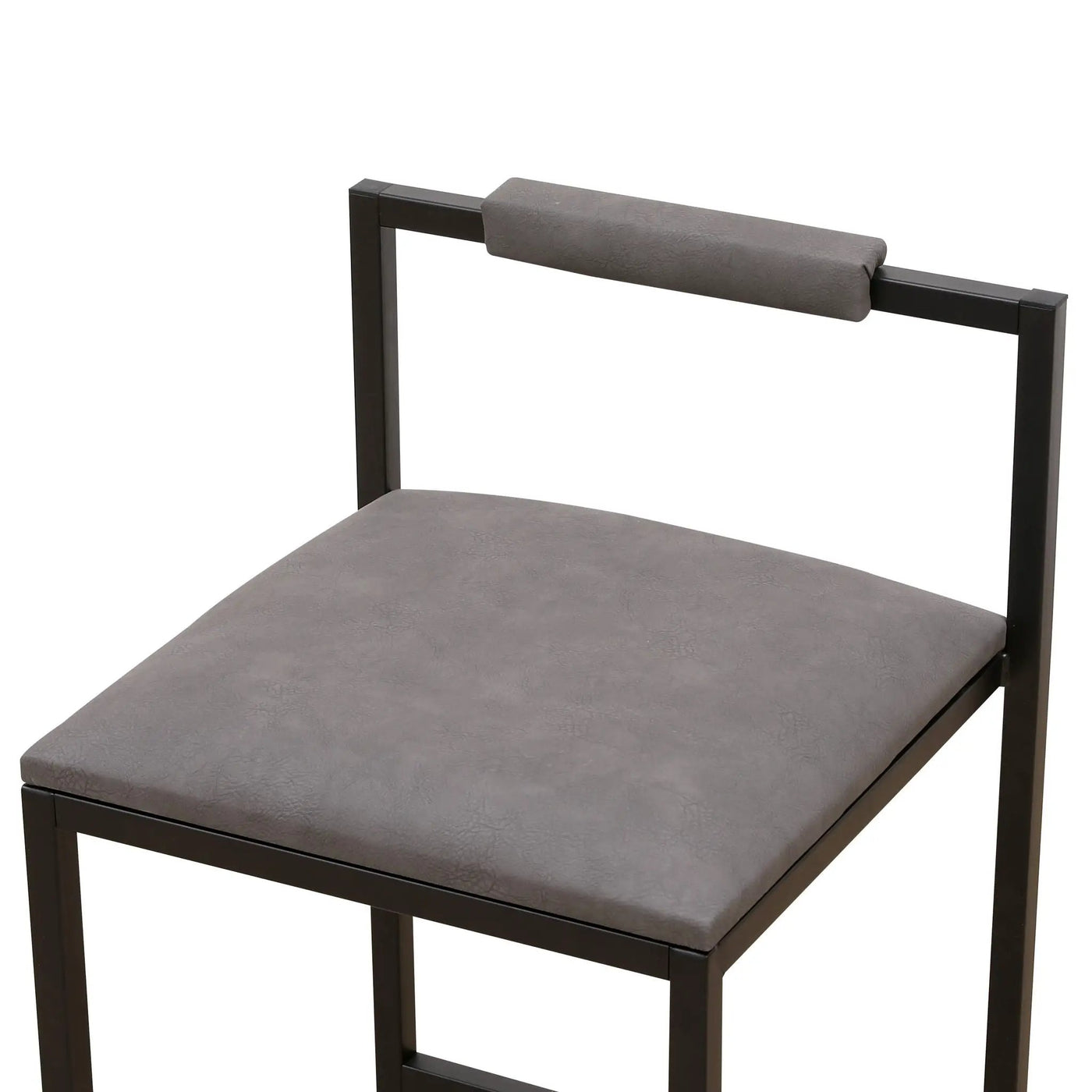 Elegant Bar Stool Set With Backrest And Footrest, Counter Height (Set of 2) by HouseOfZazla