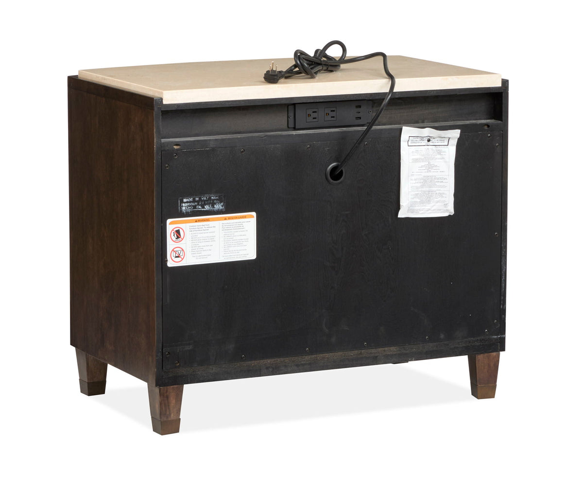 Rowan - Door Nightstand - Espresso, photo 2 of 7