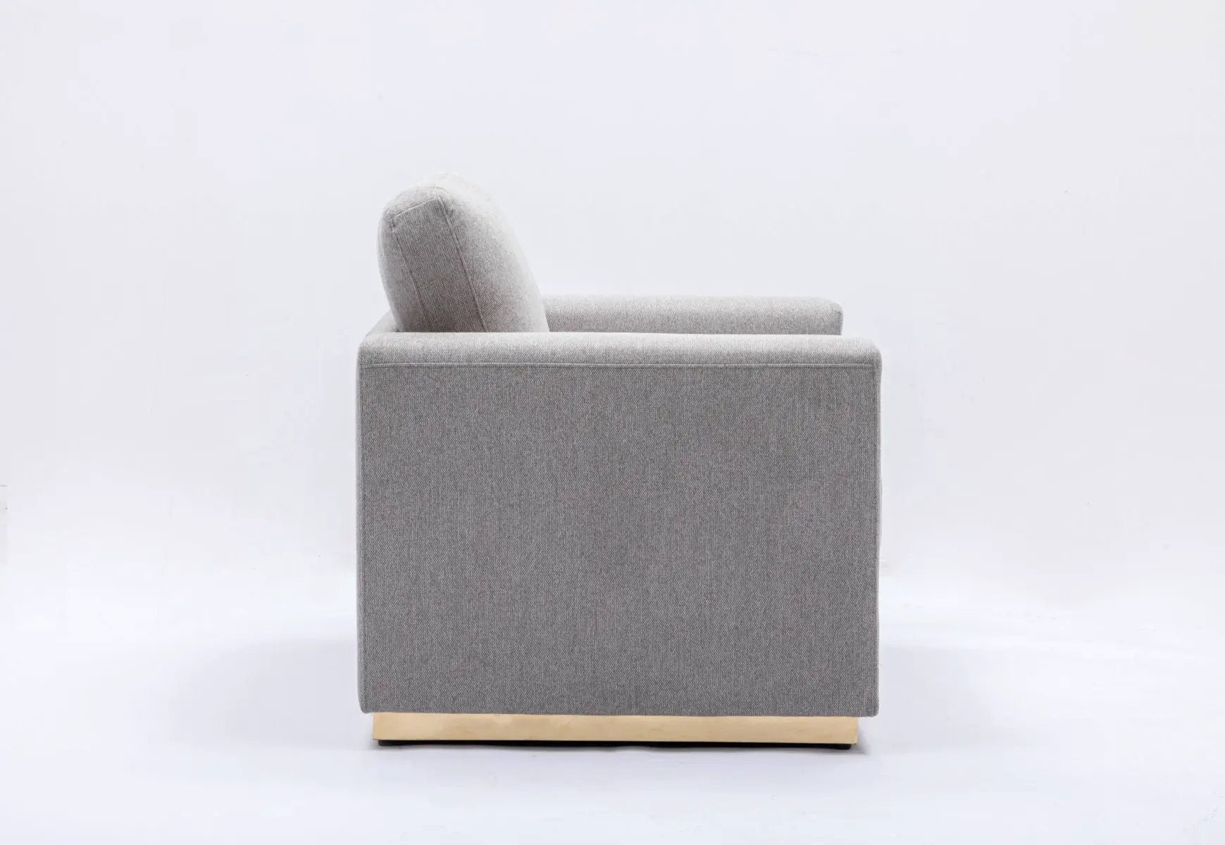 Valin - Linen Chair For Living Room - Gray by Unique Piece Furniture