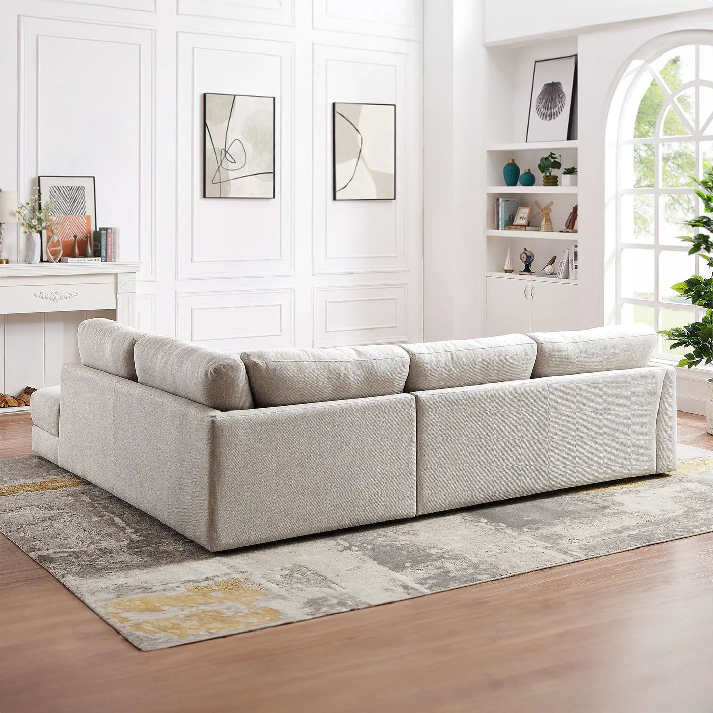 Glander - Comfortable Cozy Sectional Sofa by HouseOfZazla