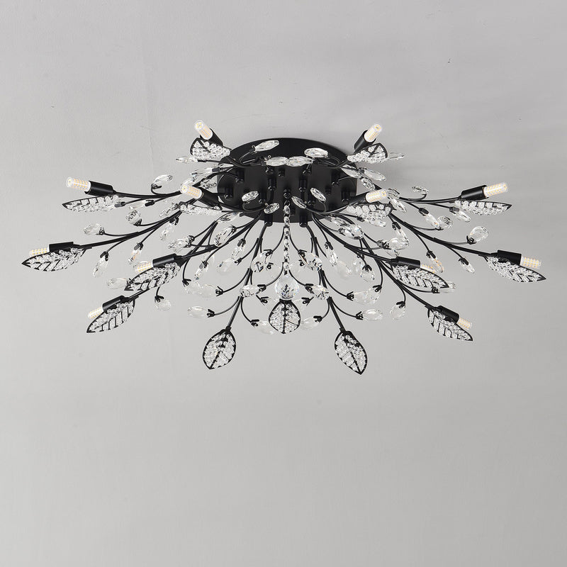 15-Light Chandelier Crystal Ceiling Lamp by HouseOfZazla