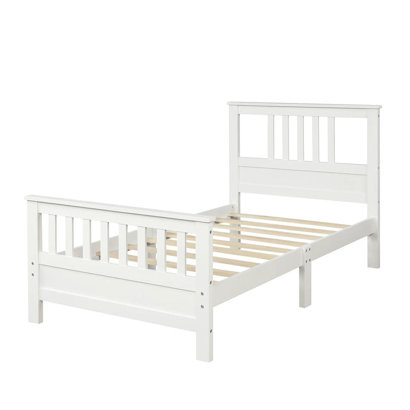 Platform Bed With Paneled Headboard And Footboard by Unique Piece Furniture