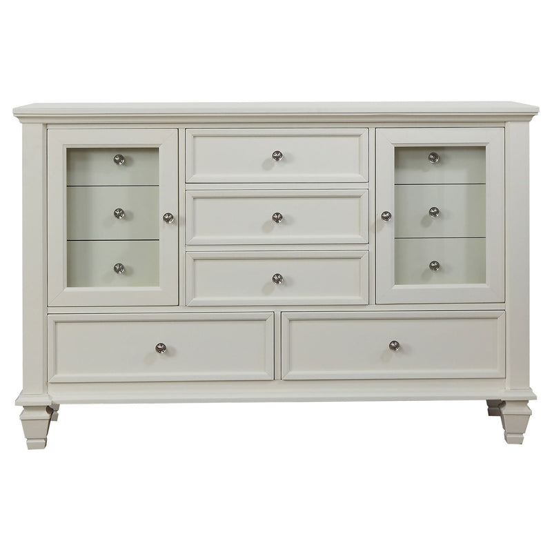 Sandy Beach 11-drawer Dresser Cream White by Unique Piece Furniture