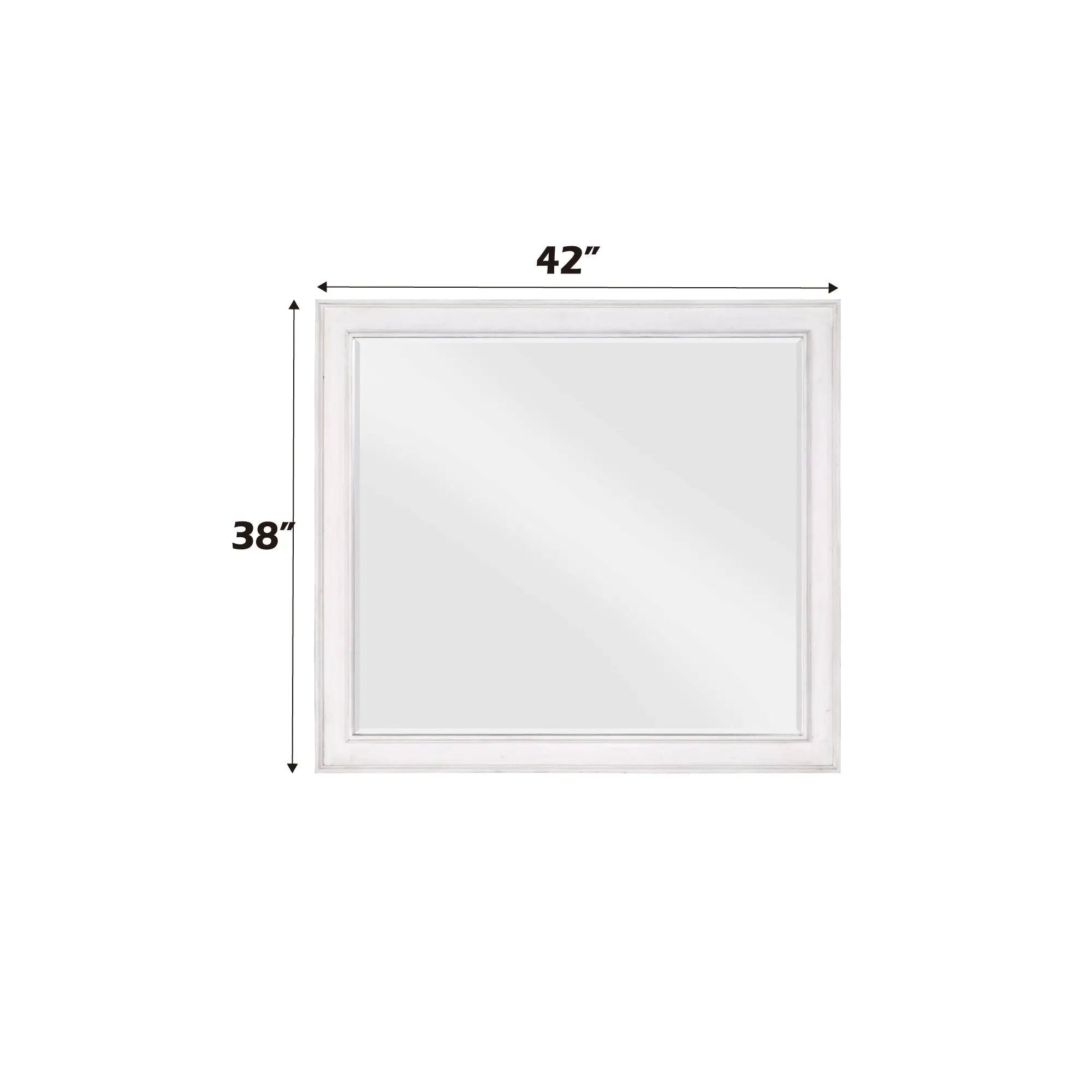 Katia - Weathered Mirror - White by HouseOfZazla
