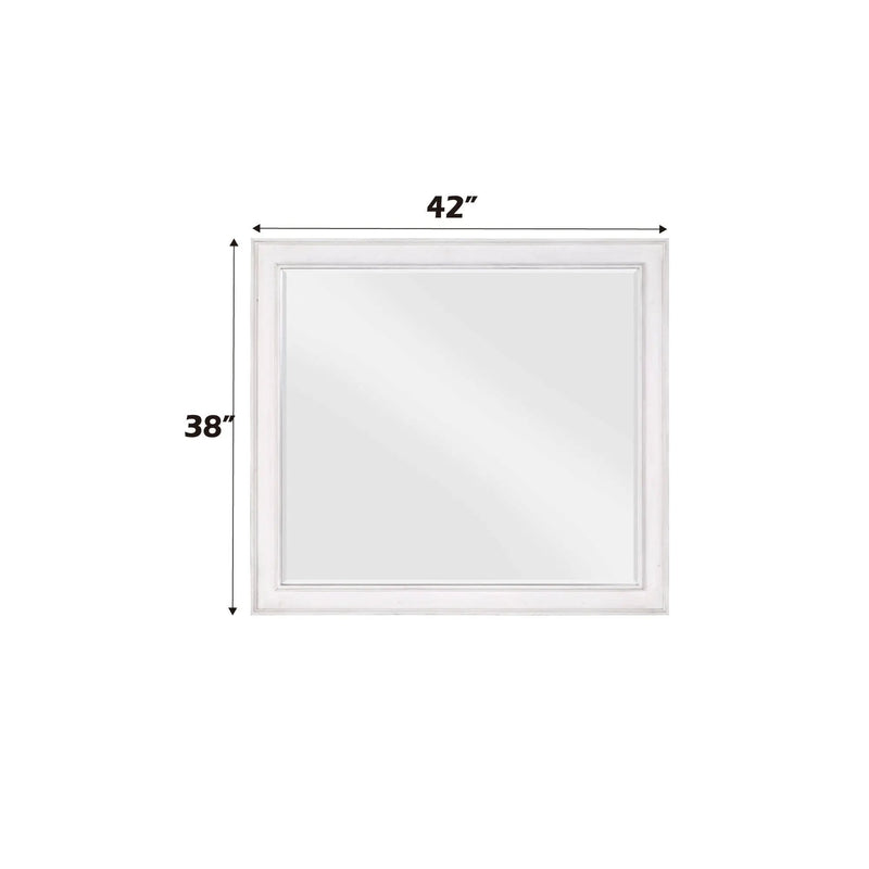 Katia - Weathered Mirror - White by HouseOfZazla