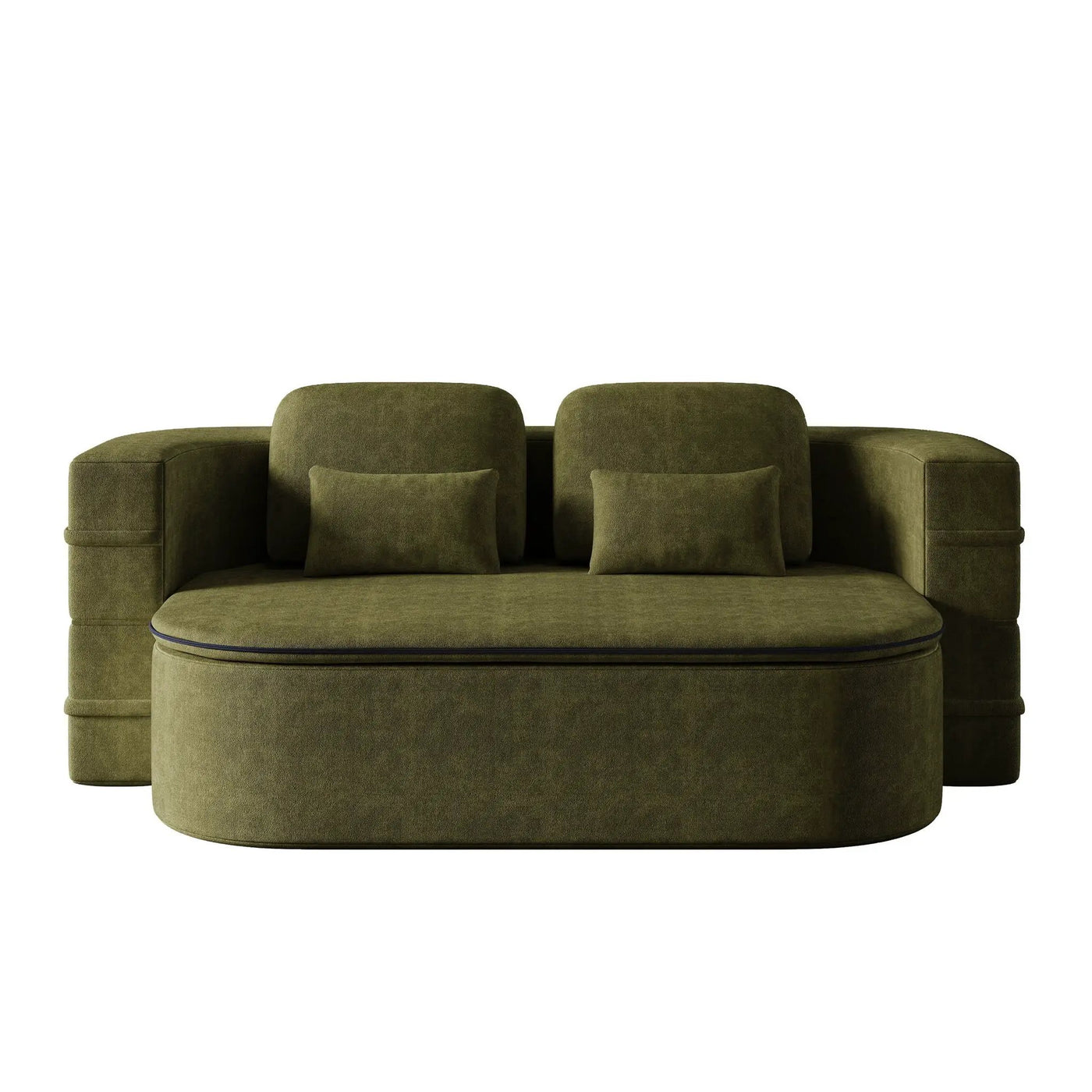 2 In 1 Foldable Sofa Bed With Multi Functional Blanket, Floor Lounge Sofa by HouseOfZazla