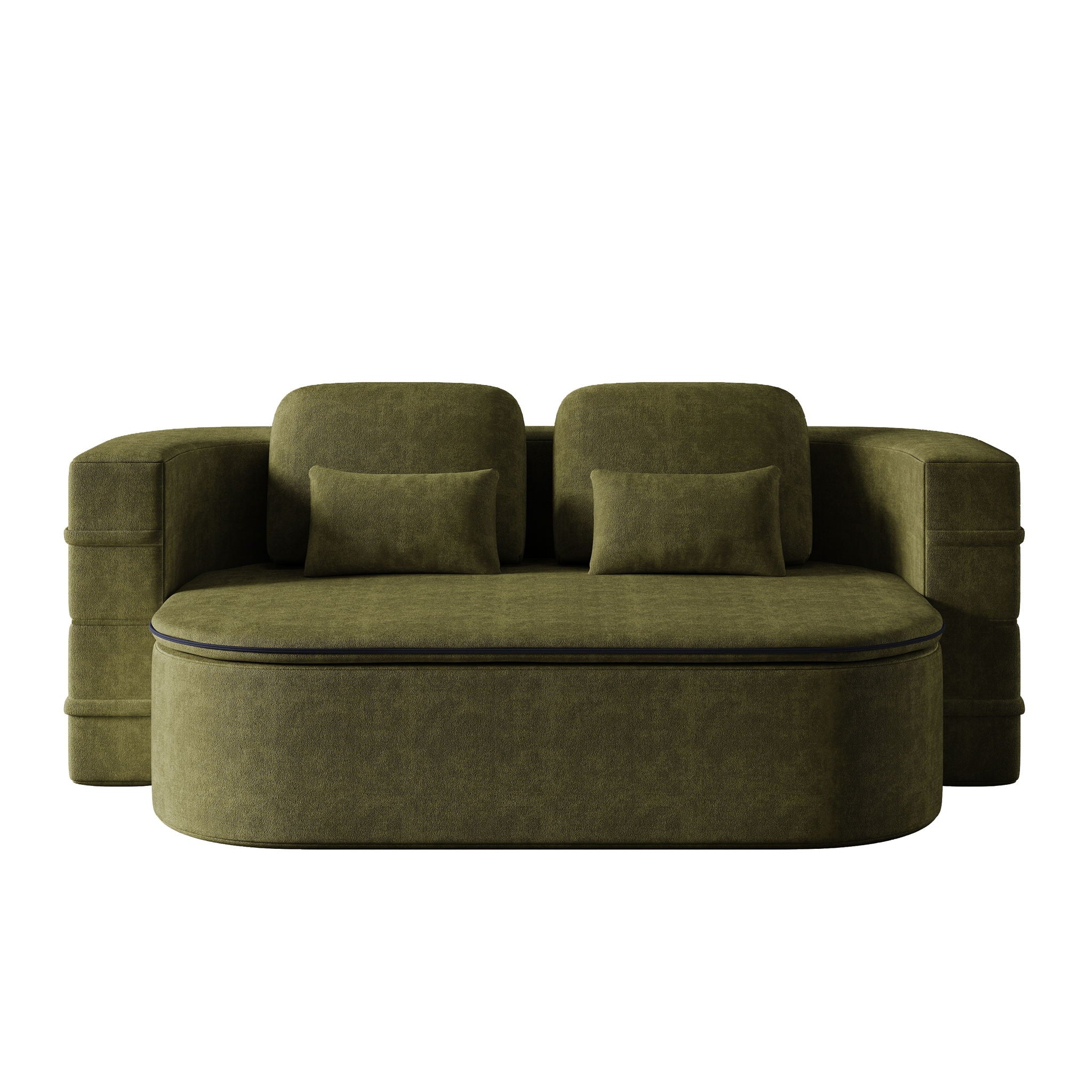 2 In 1 Foldable Sofa Bed With Multi Functional Blanket, Floor Lounge Sofa by HouseOfZazla