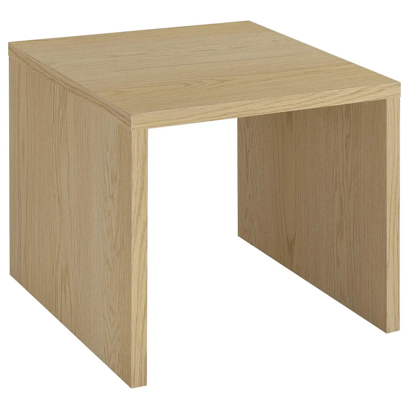 Canoga 3-piece Lift Top Cocktail Coffee Table Set Light Oak by Unique Piece Furniture