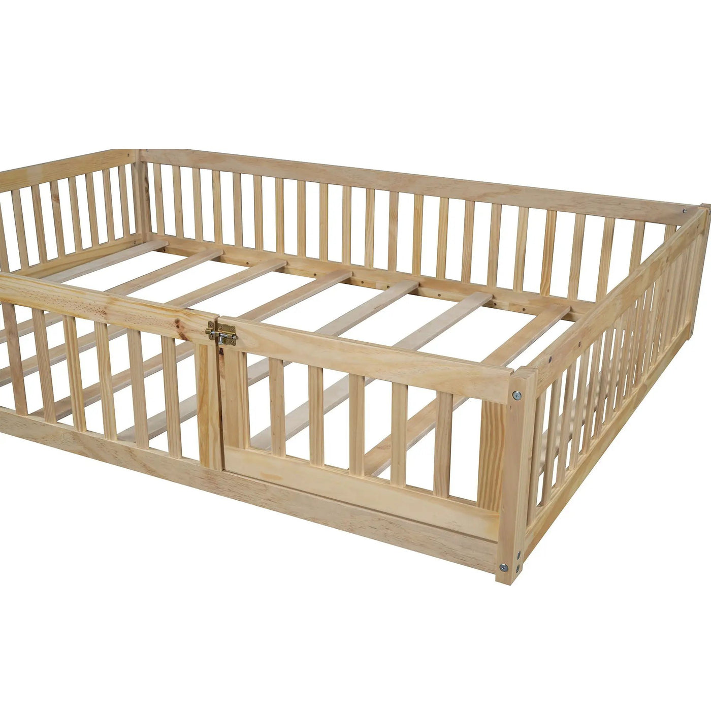 House Platform Bed With Guardrail by HouseOfZazla