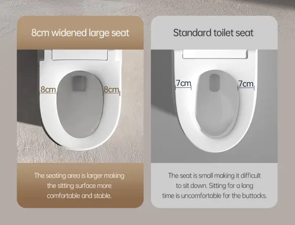 Fully Intelligent Toilet Household Fully Automatic Flip Cover by HouseOfZazla