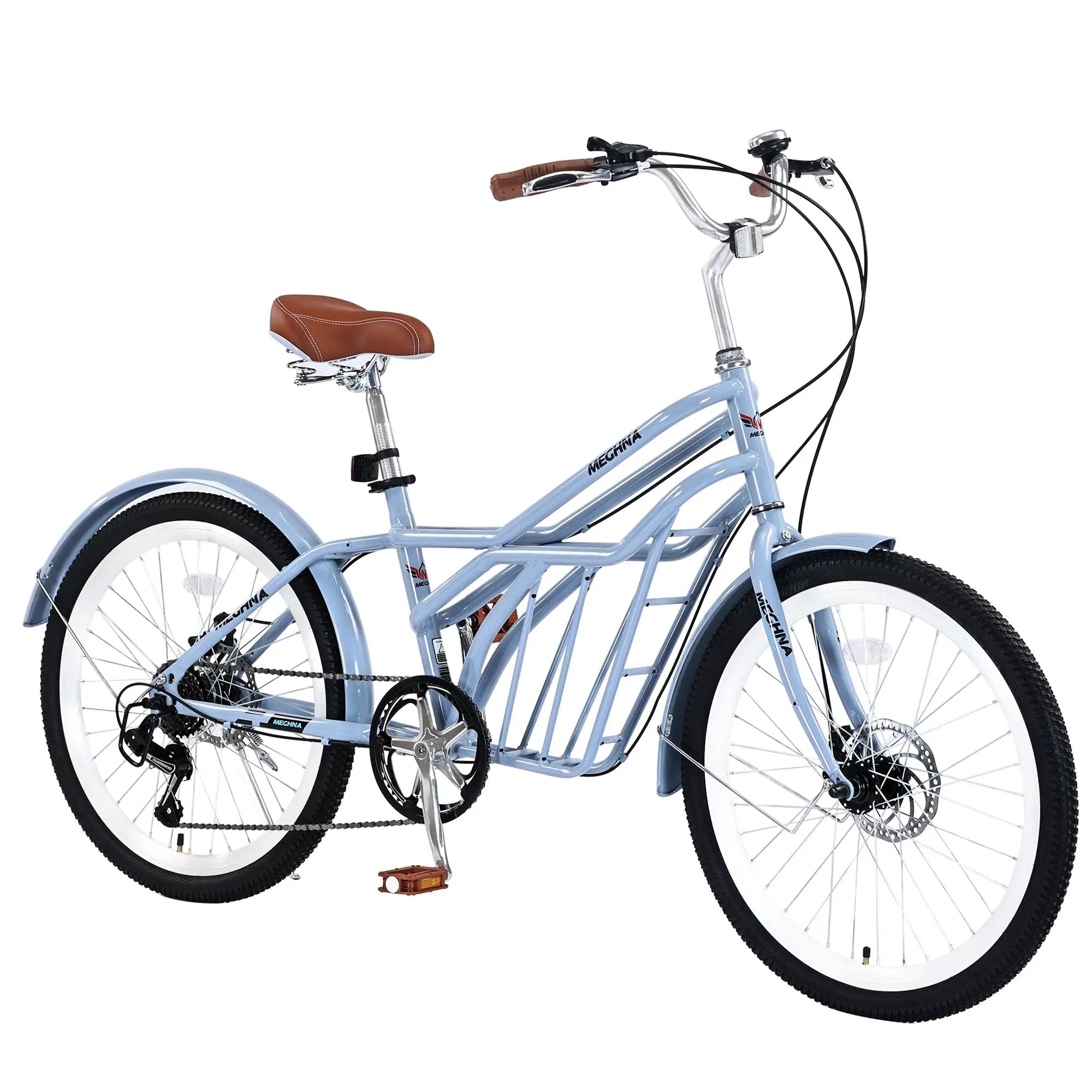 6 Speed Steel Frame 24 Inch Commuter Bike by HouseOfZazla