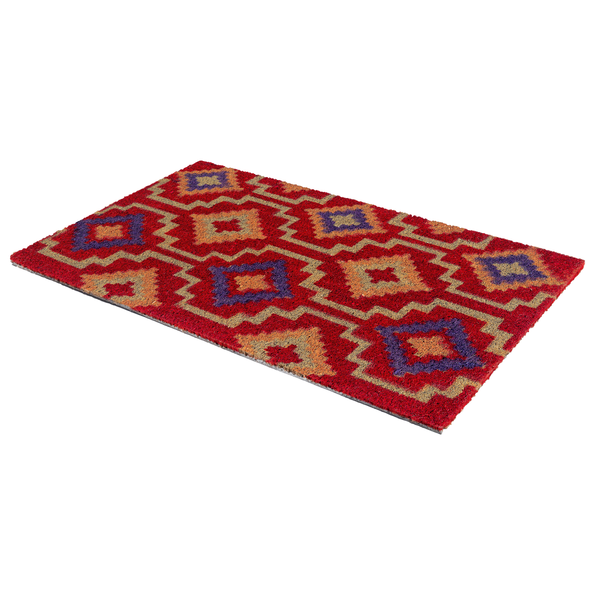Lhasa Kilim Red Coir Doormat, photo 7 of 31