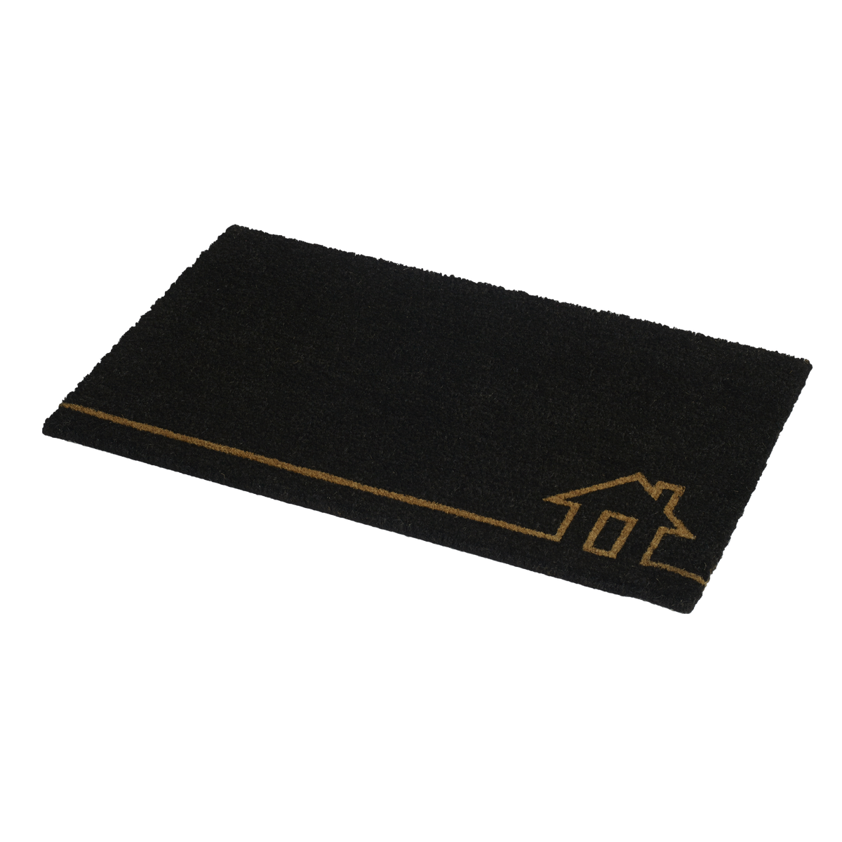 Home View - Black Coir Doormat, photo 3 of 13