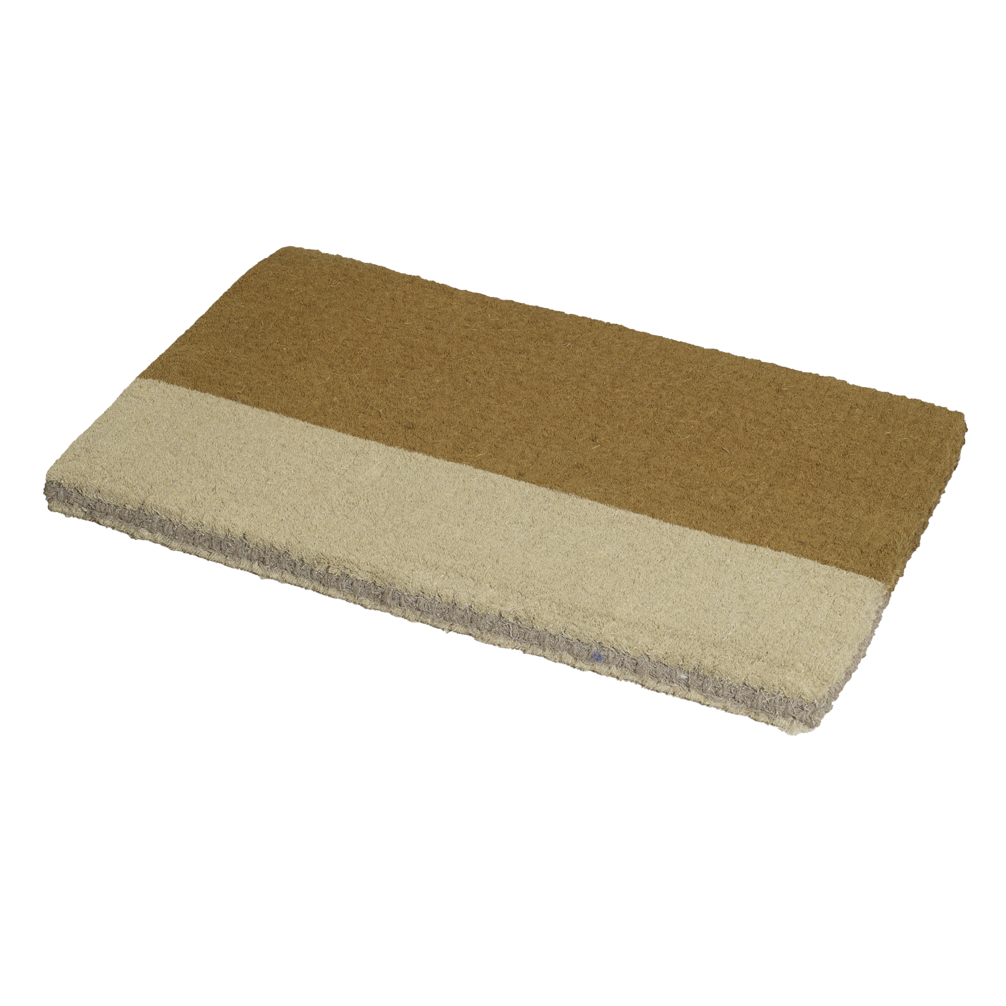 Ivory Belt Doormat (18" x 30" Thick) Handwoven Durable by Fab Habitat