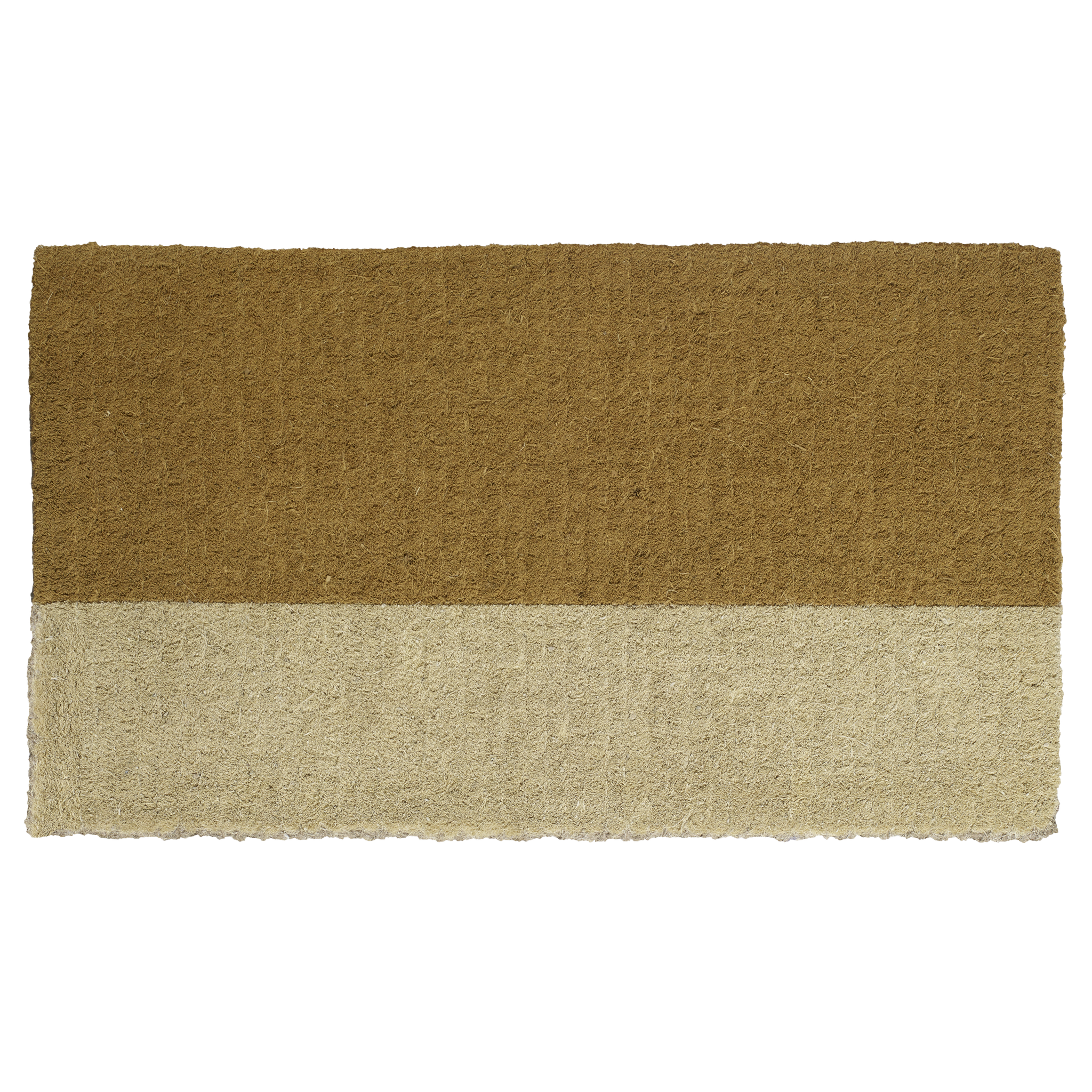 Ivory Belt Doormat (18" x 30" Thick) Handwoven Durable by Fab Habitat