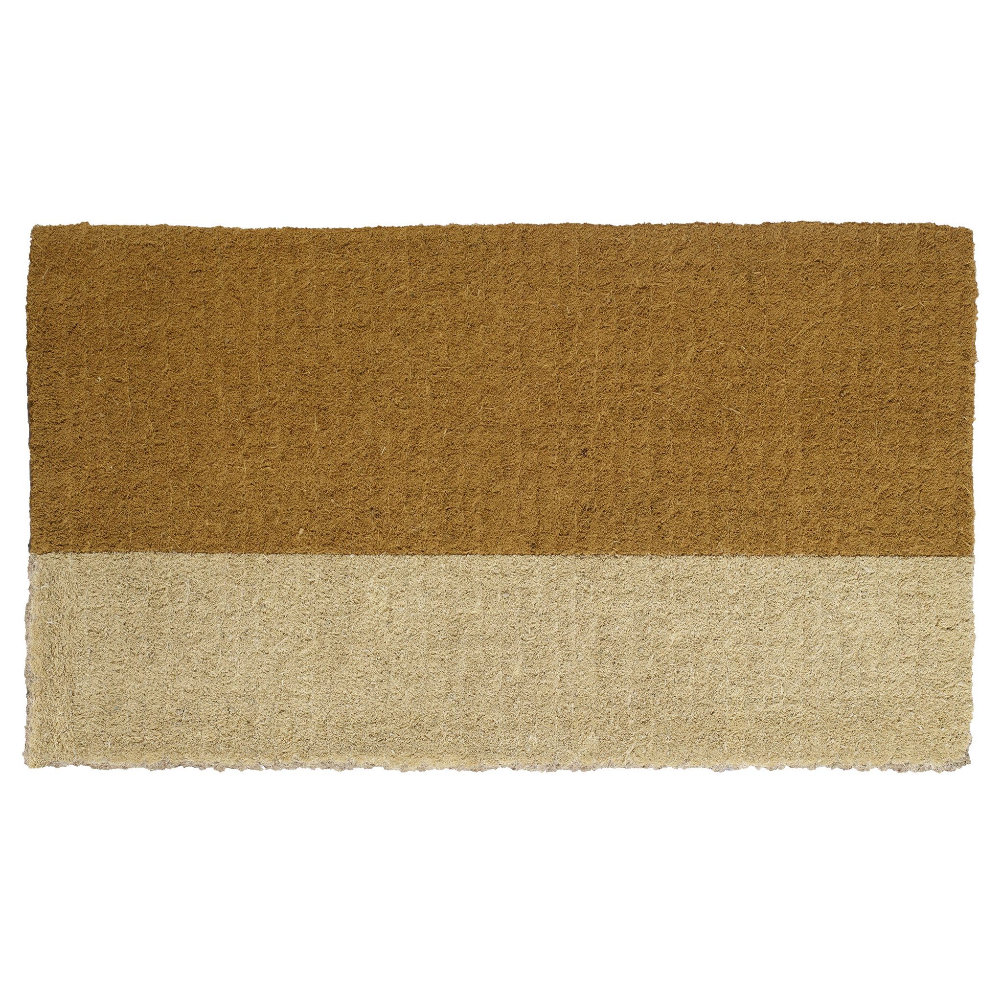 Ivory Belt Doormat (18" x 30" Thick) Handwoven Durable by Fab Habitat