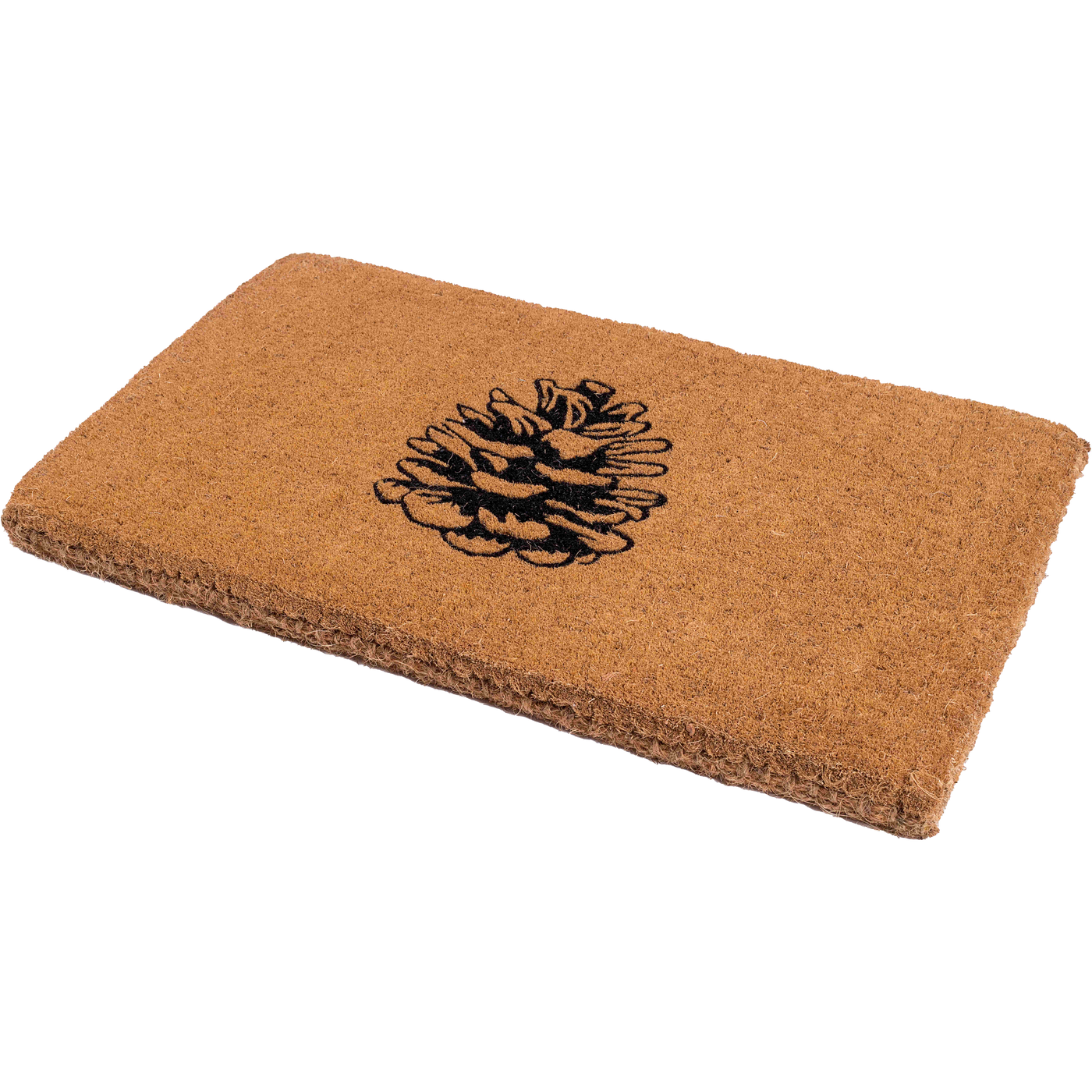 Nature Lover Pine Cone Coir Doormat by Fab Habitat