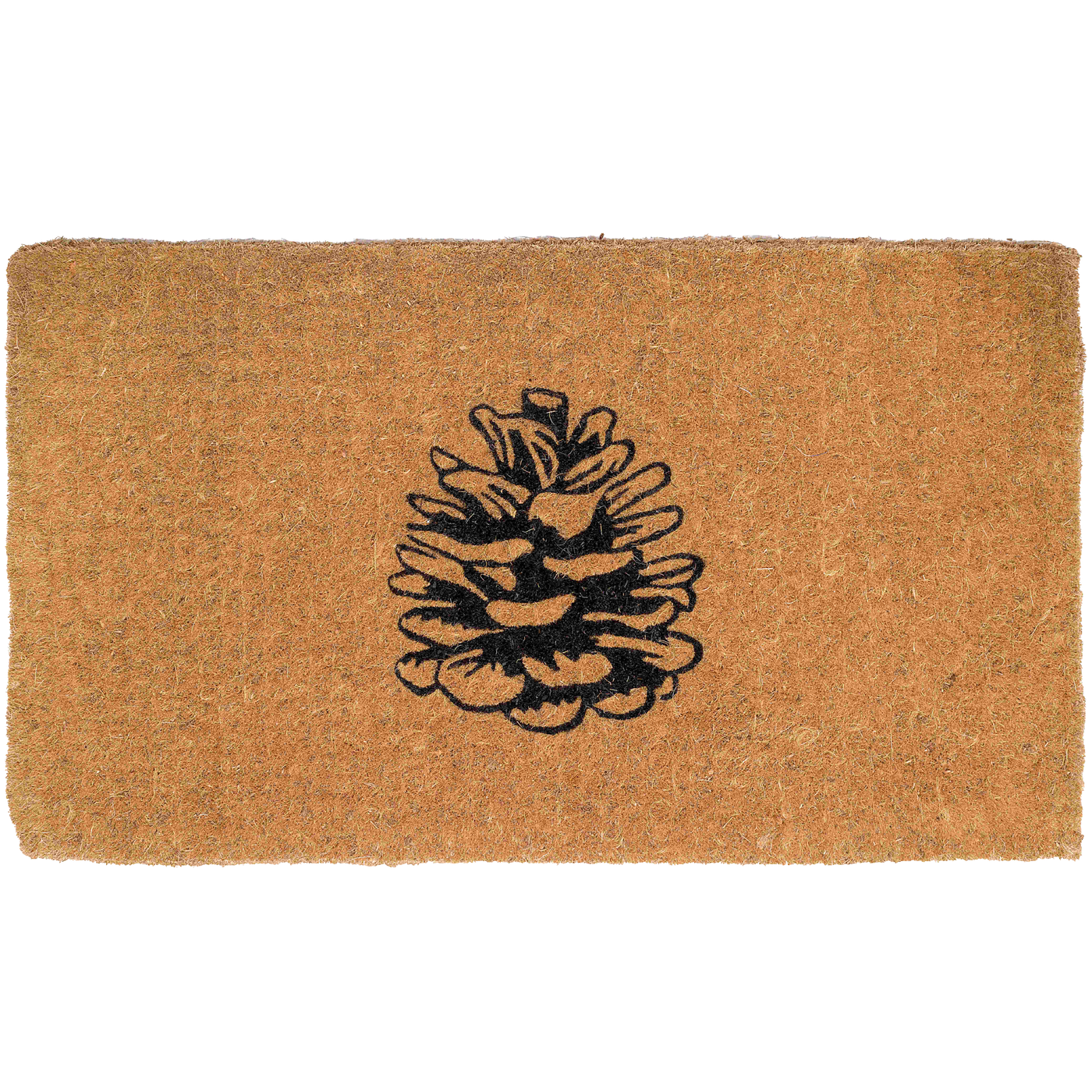 Nature Lover Pine Cone Coir Doormat by Fab Habitat
