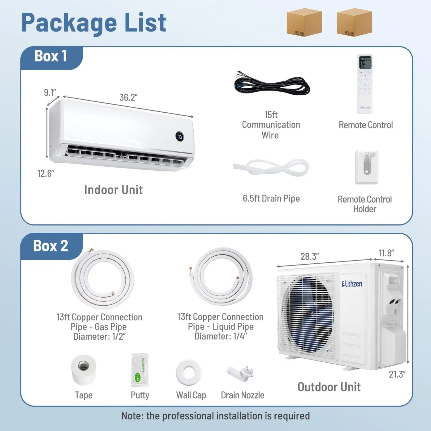 18000 BTU 18.1 SEER2 208/230V Mini Split Air Conditioner Works with Alexa by DirectDeals