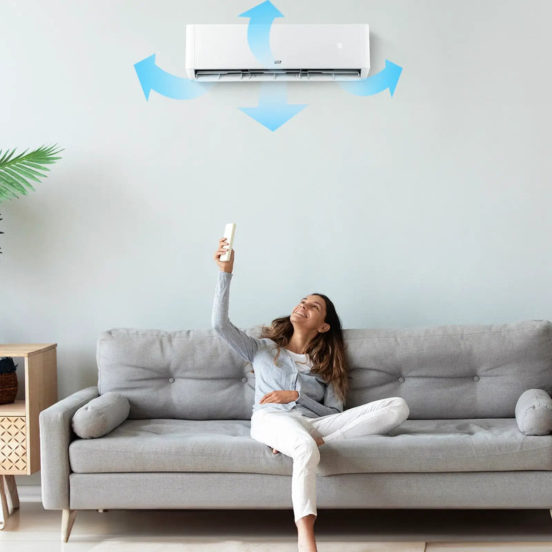 18000 BTU 2 Zone 22 SEER2 Mini Split AC with Heat Pump by DirectDeals