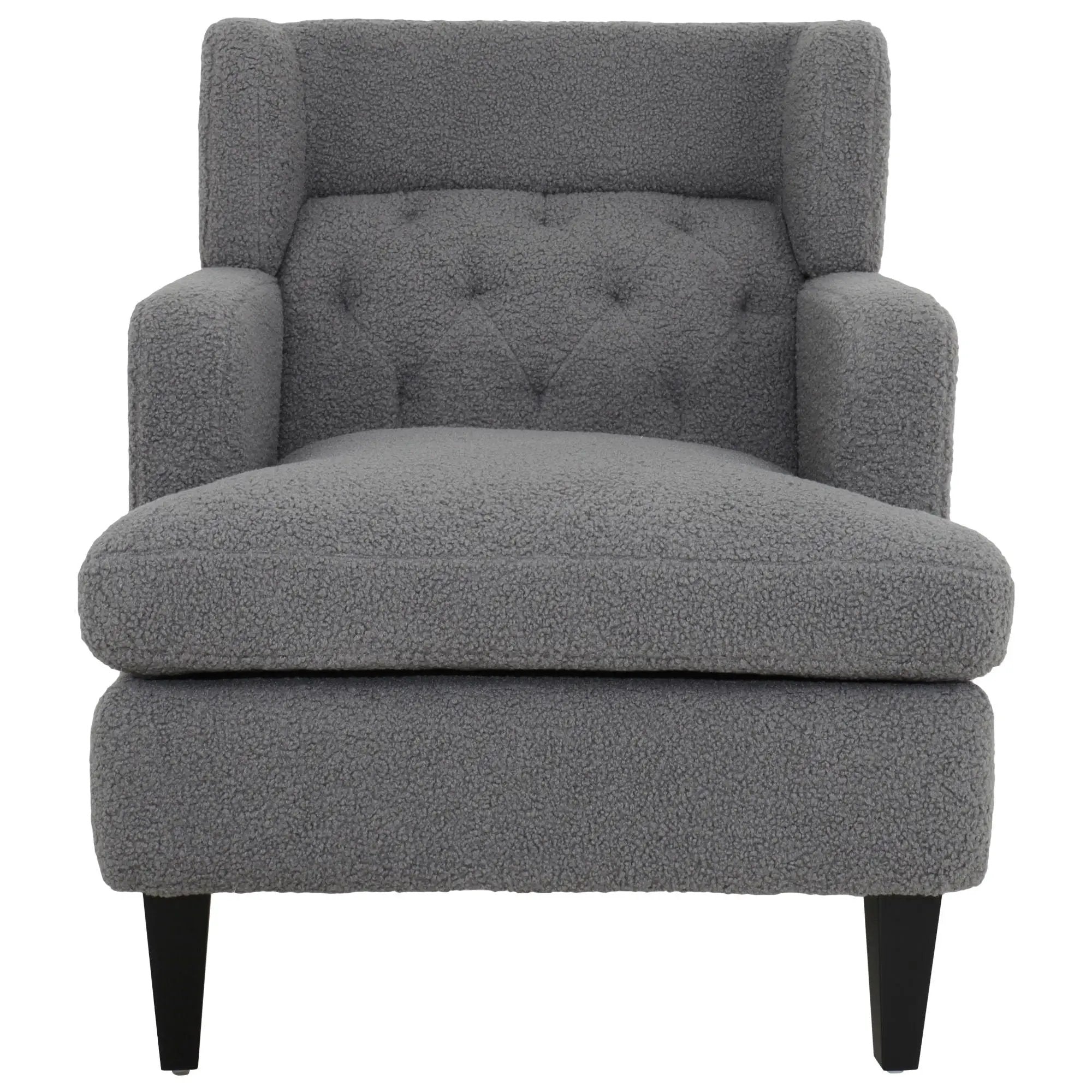 Upholstered Accent Chair Tufted Armchair For Living Room And Bedroom by Unique Piece Furniture