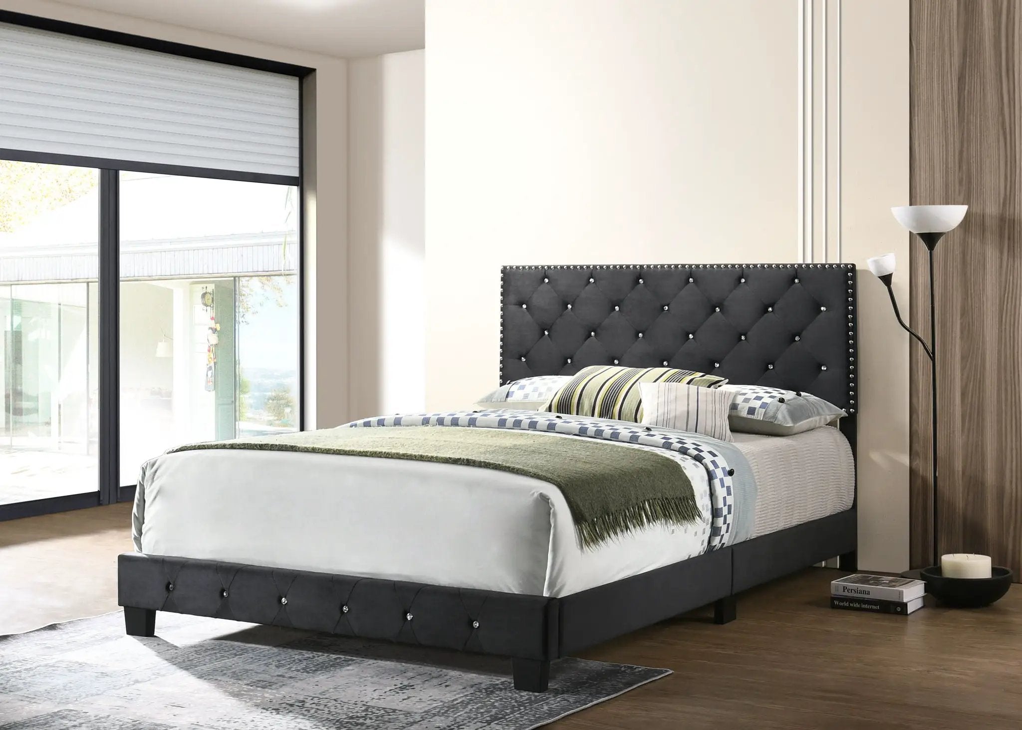 Luxurious Upholstered Bed by Unique Piece Furniture