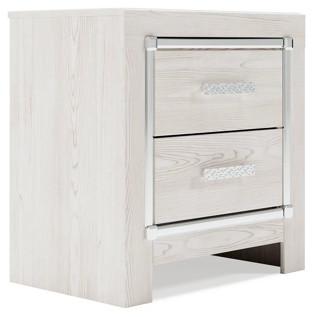 Altyra - Two Drawer Night Stand - White by Unique Piece Furniture