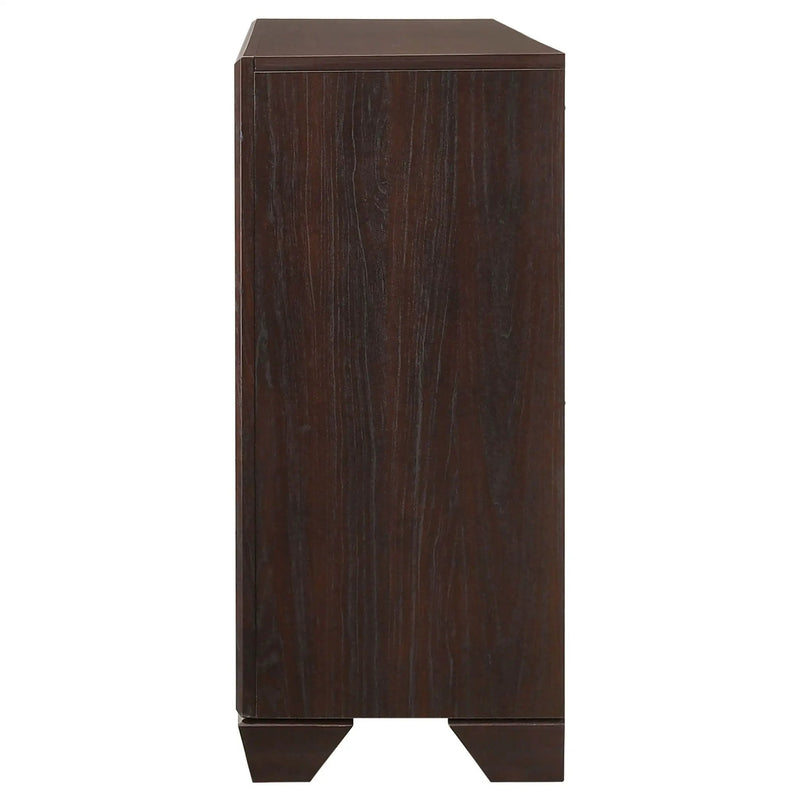 Kauffman 6-drawer Dresser Dark Cocoa by Unique Piece Furniture