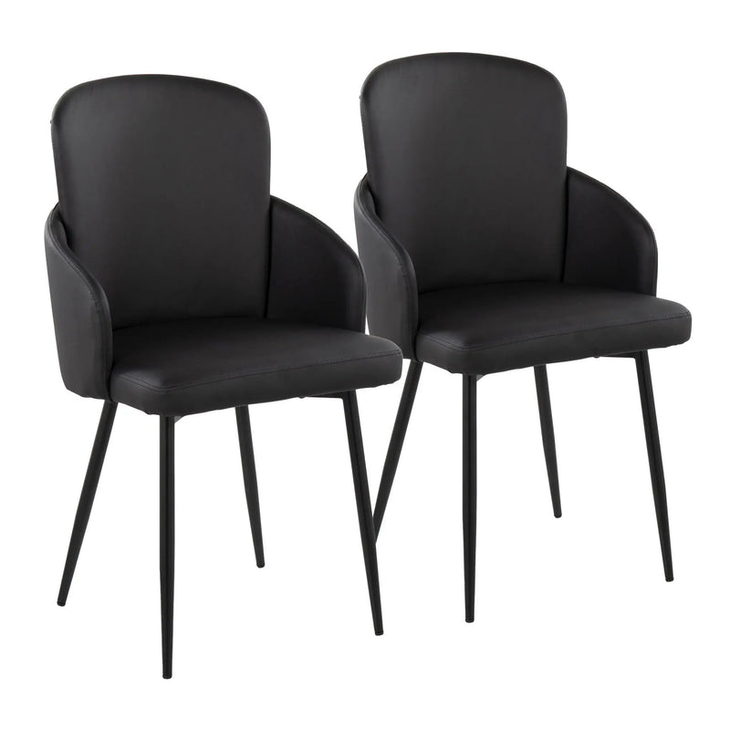 Dahlia - Contemporary Elegant Design Dining Chair (Set of 2) by Unique Piece Furniture