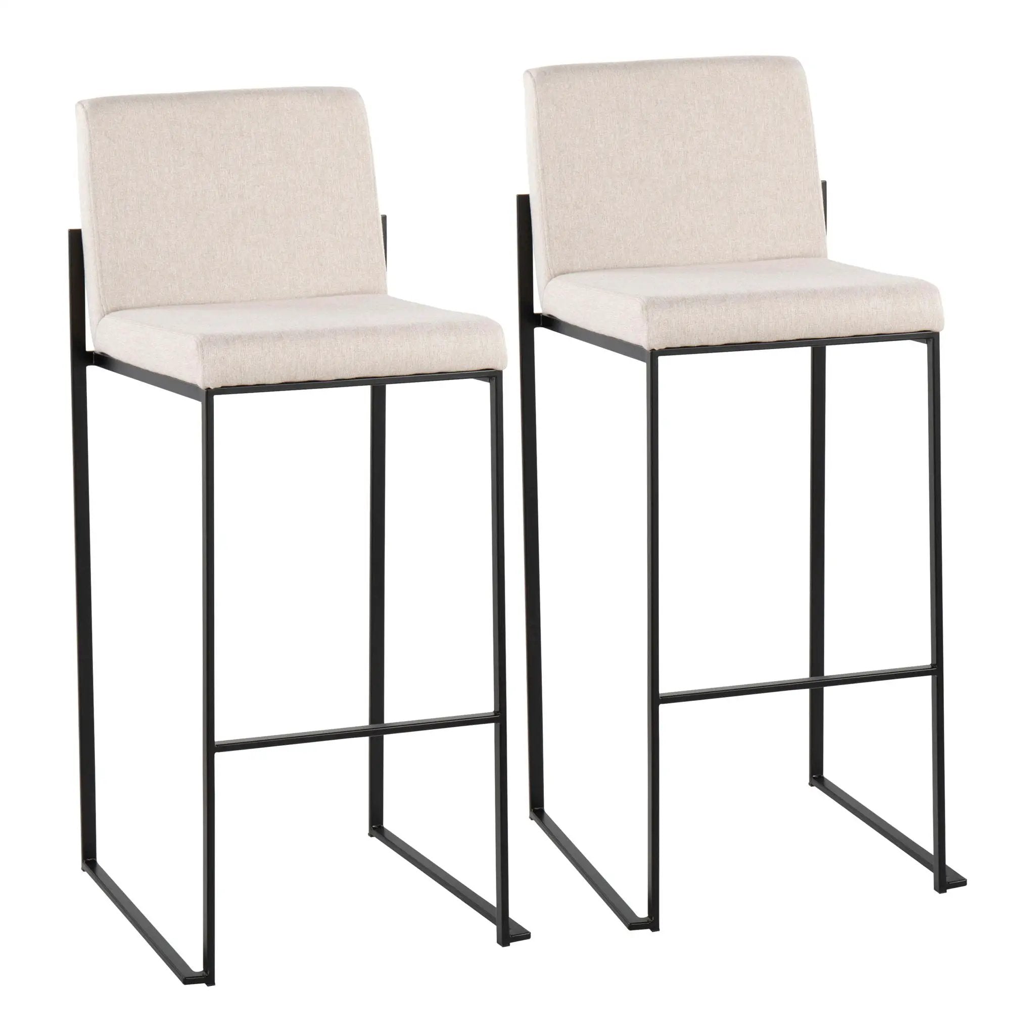 Fuji - Contemporary High Back Barstool Elegant Design by Unique Piece Furniture