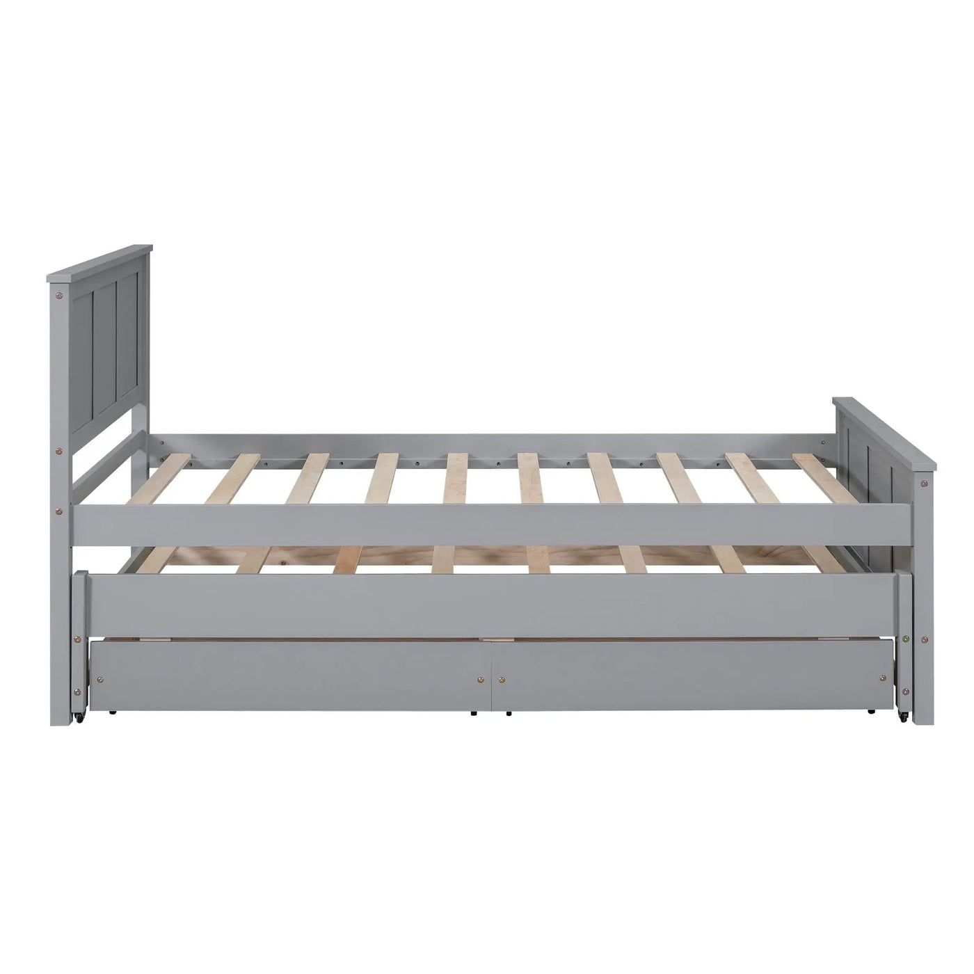 Platform Bed With Trundle And Drawers by HouseOfZazla