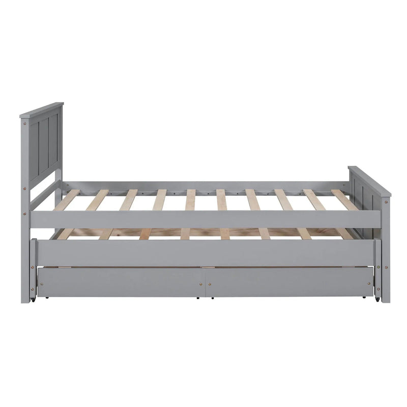 Platform Bed With Trundle And Drawers by Unique Piece Furniture