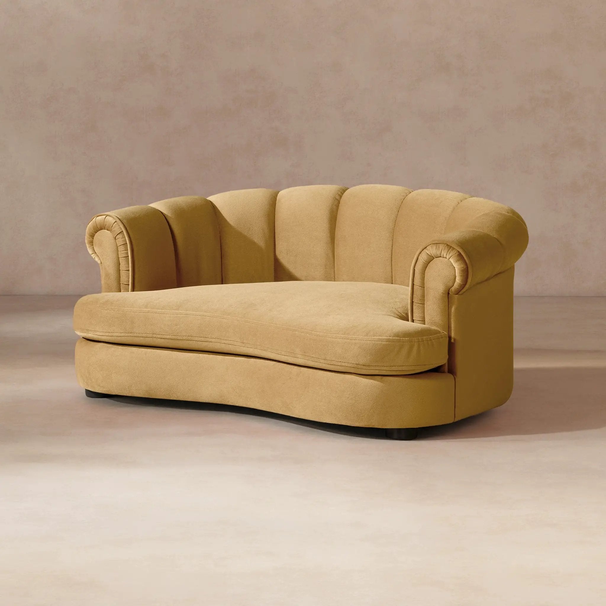Halle 35.5" Rolled Arm Channel-Tufted Dog Sofa Bed by HouseOfZazla