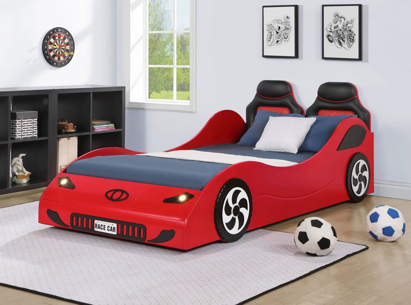 Colen - Twin Car Bed With LED by Unique Piece Furniture
