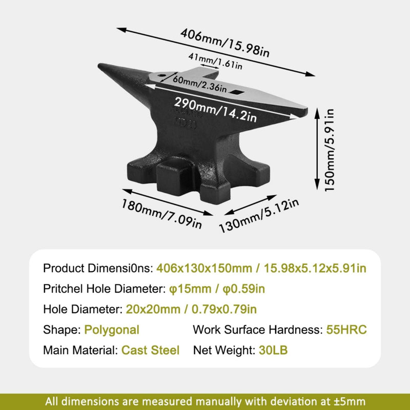 Multi Angle Anvil With Round And Square Holes by HouseOfZazla
