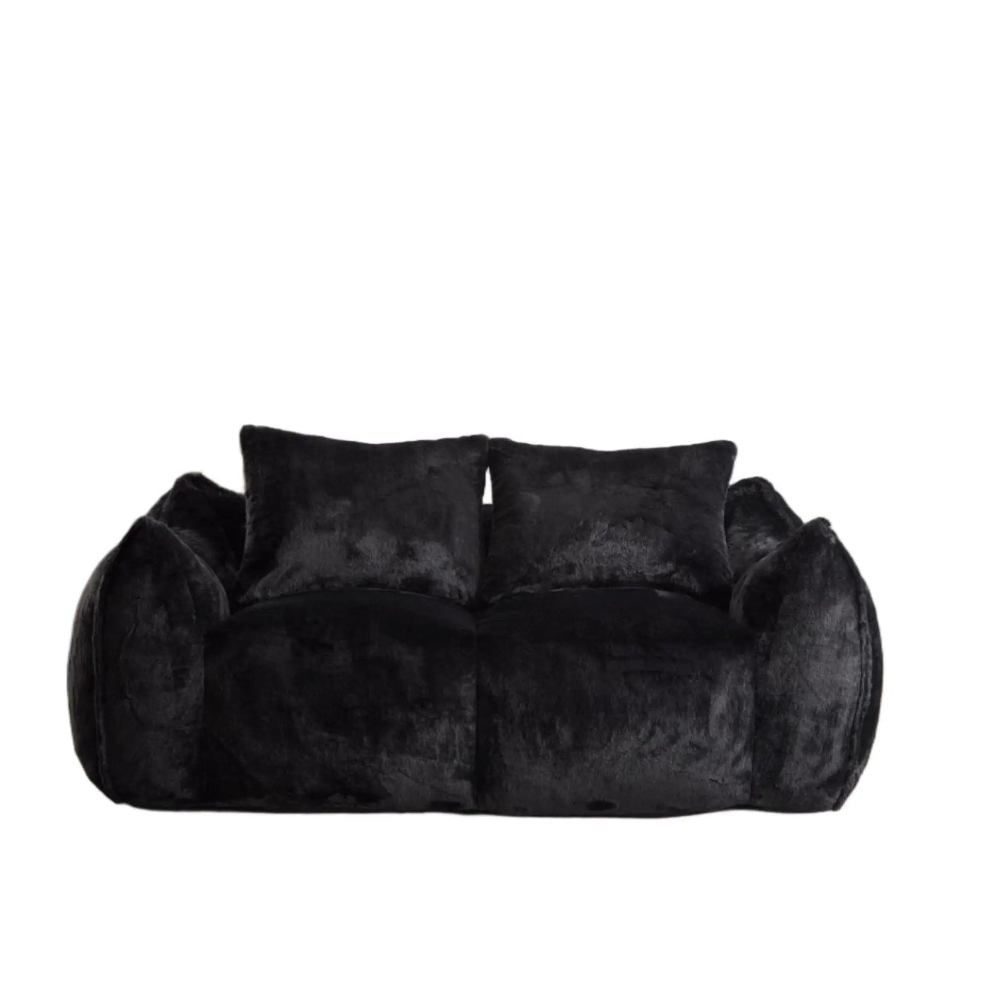 Giant Bean Bag Couch, Ultra Soft Fluffy Loveseat For Living Room by HouseOfZazla