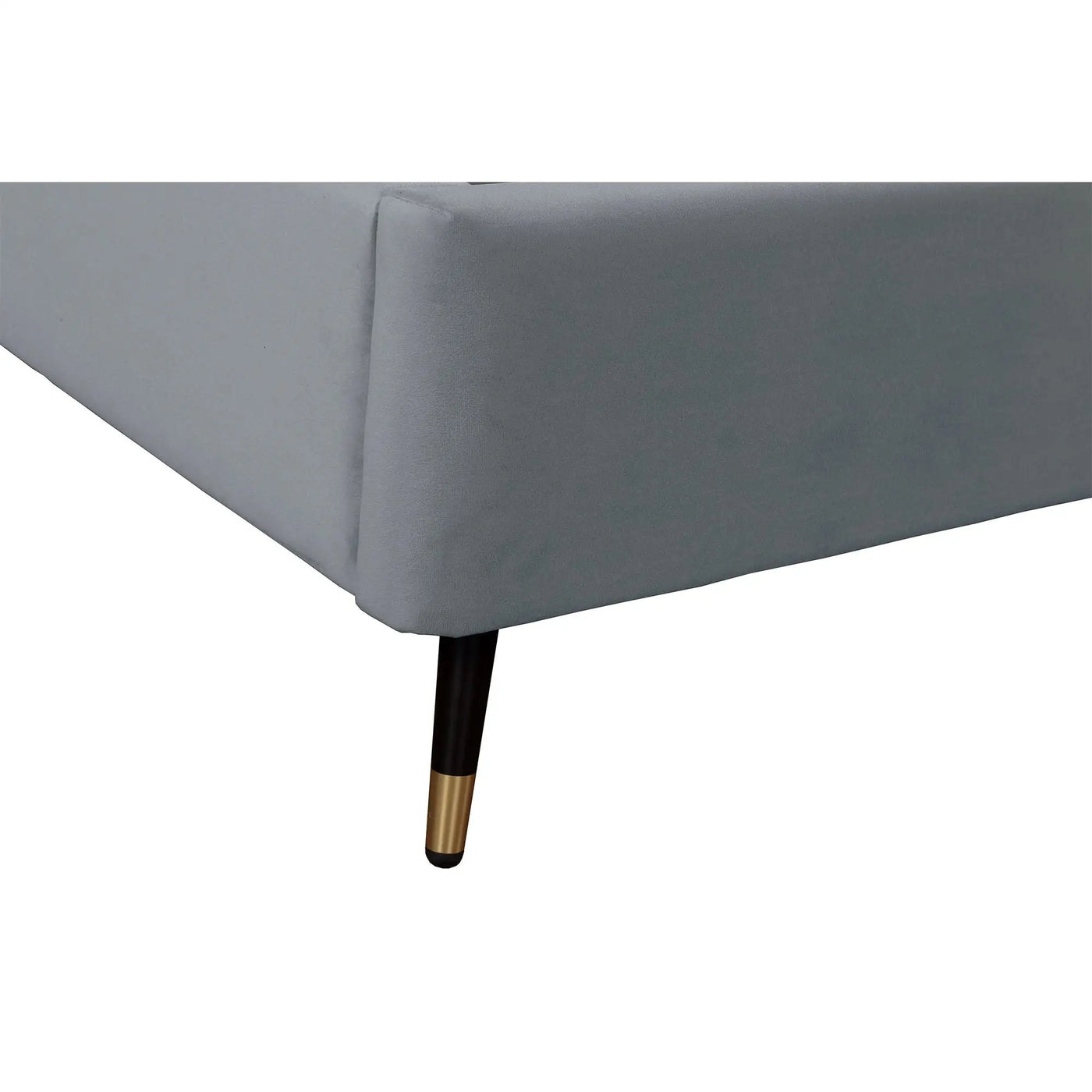 Crosby - Bed With Upholstered Headboard And Slats by HouseOfZazla