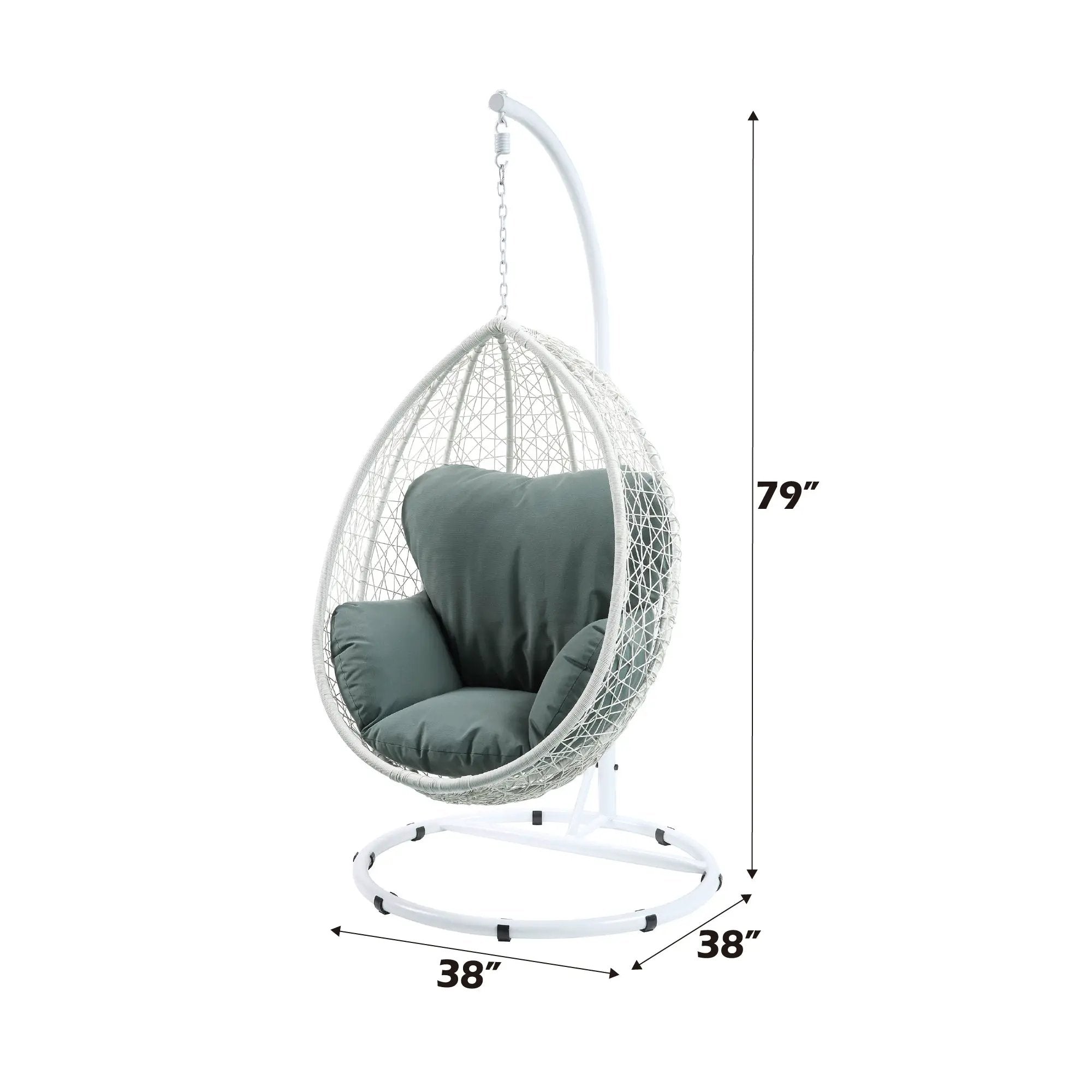 Simona Patio Swing Chair & Stand by HouseOfZazla