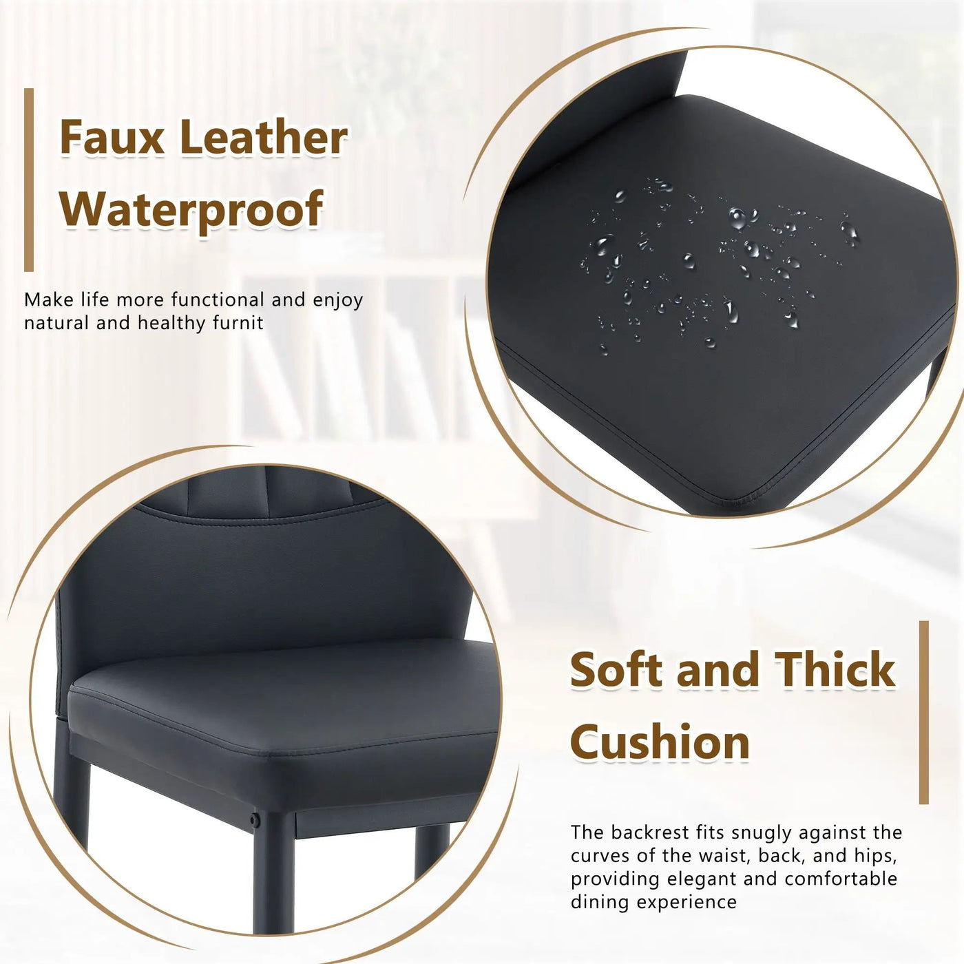 Dining Chairs With Shell Pattern, Comfort And Style by Unique Piece Furniture