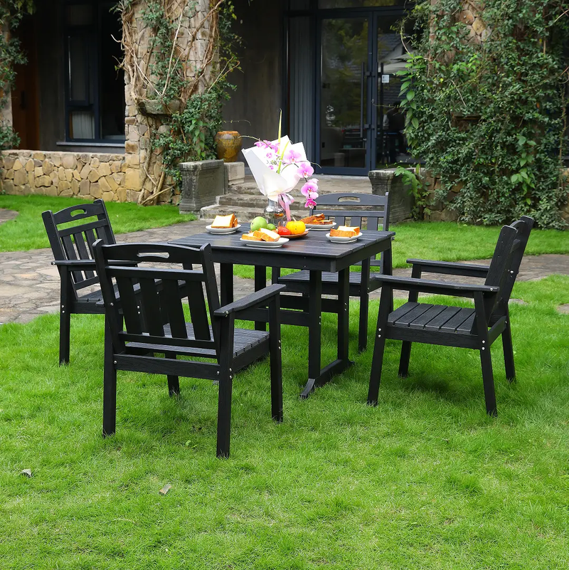 HDPE Outdoor Patio Dining Set by HouseOfZazla