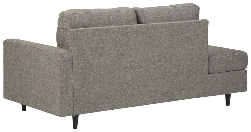 Lyman - RAF Corner Chaise - Graphite by Unique Piece Furniture